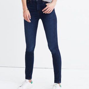 Madewell High Riser Skinny Skinny Jeans Hayes Wash